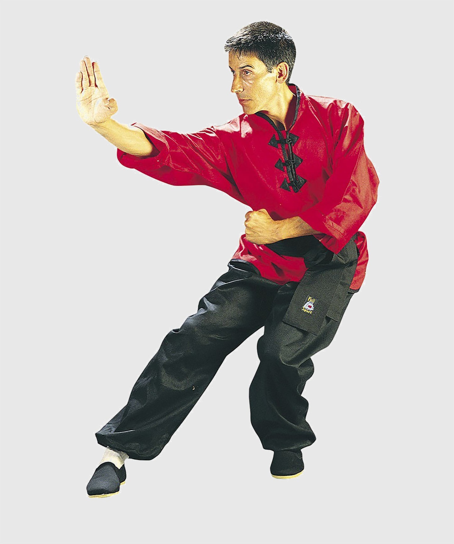 Tenue de Kung-Fu Fujimae - Rouge/Noir