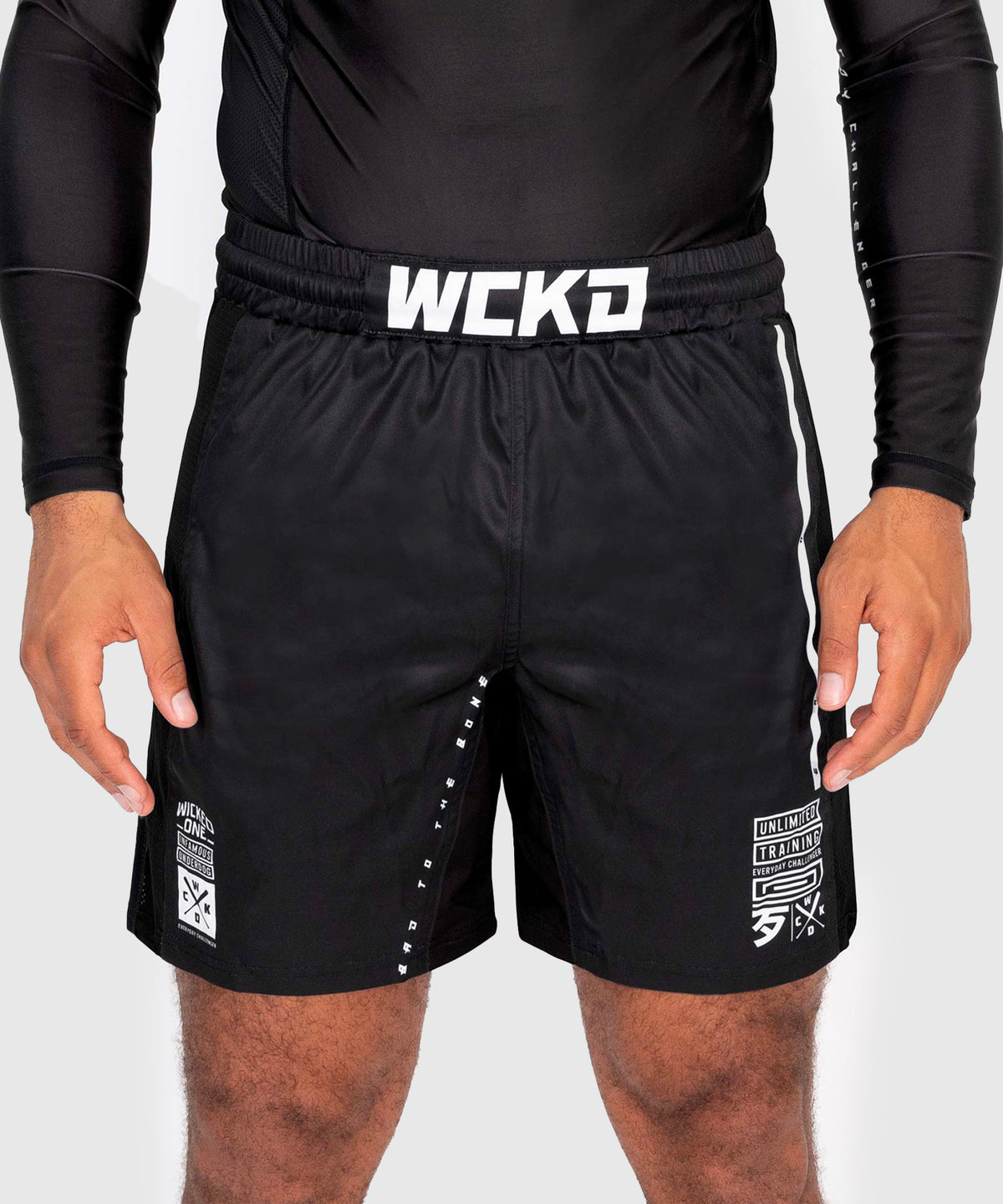 Wicked One Eager Track Fightshorts - Negro