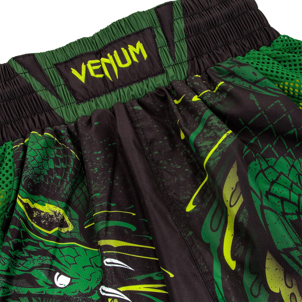 Short de Boxe Venum Green Viper - Noir/Vert