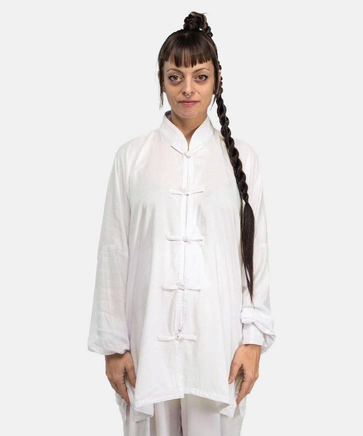 Veste de Tai Chi Training FUJIMAE - Blanc