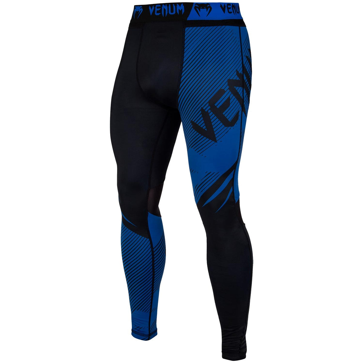 Pantalon de Compression Venum NoGi 2.0 Approuvé IBJJF - Noir/Bleu