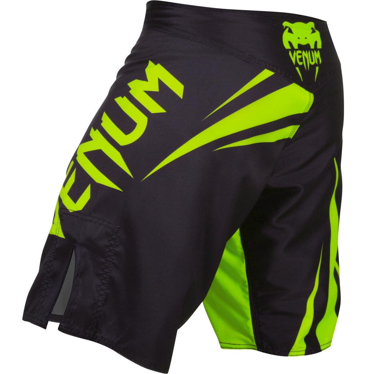 Fightshort Venum Challenger - Noir/Jaune Fluo