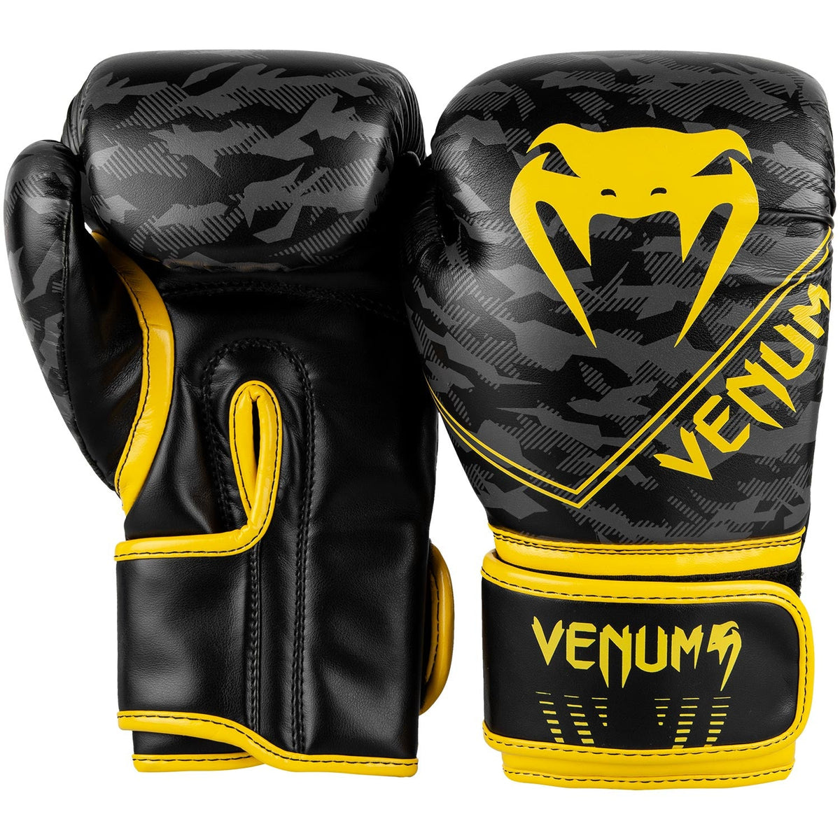 Venum Okinawa 2.0 Kids Boxing Gloves - Black/Yellow