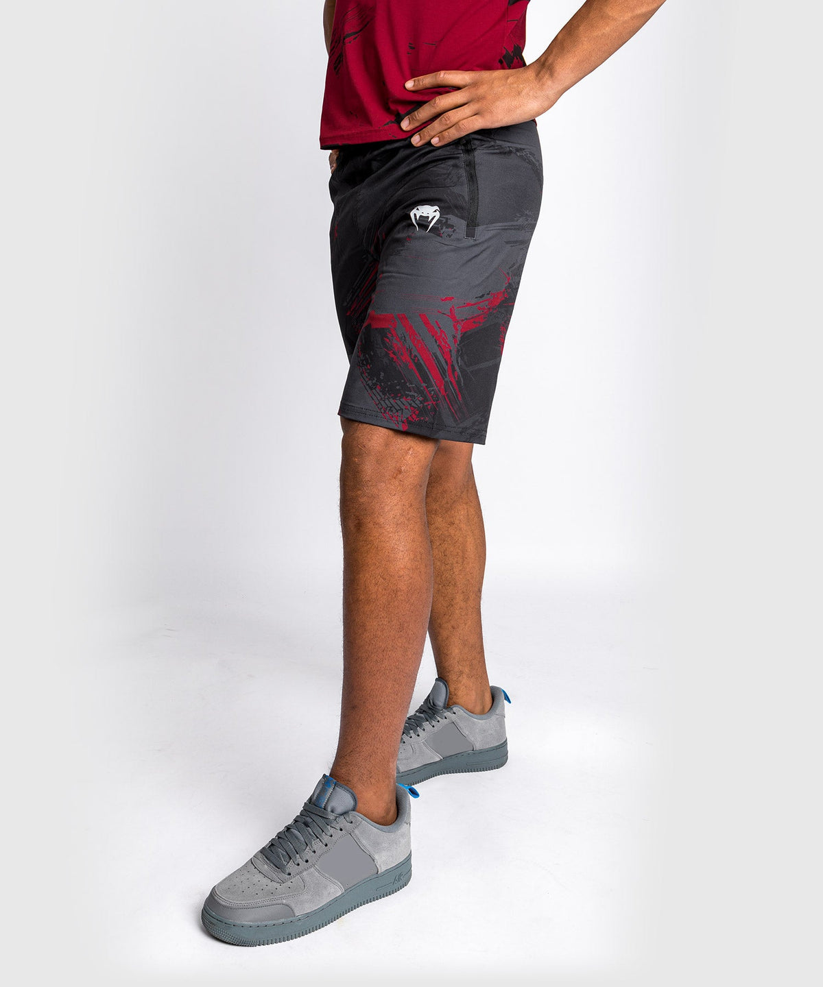 Venum Authentic Fight Week 2.0 UFC Training Shorts - Schwarz/Rot