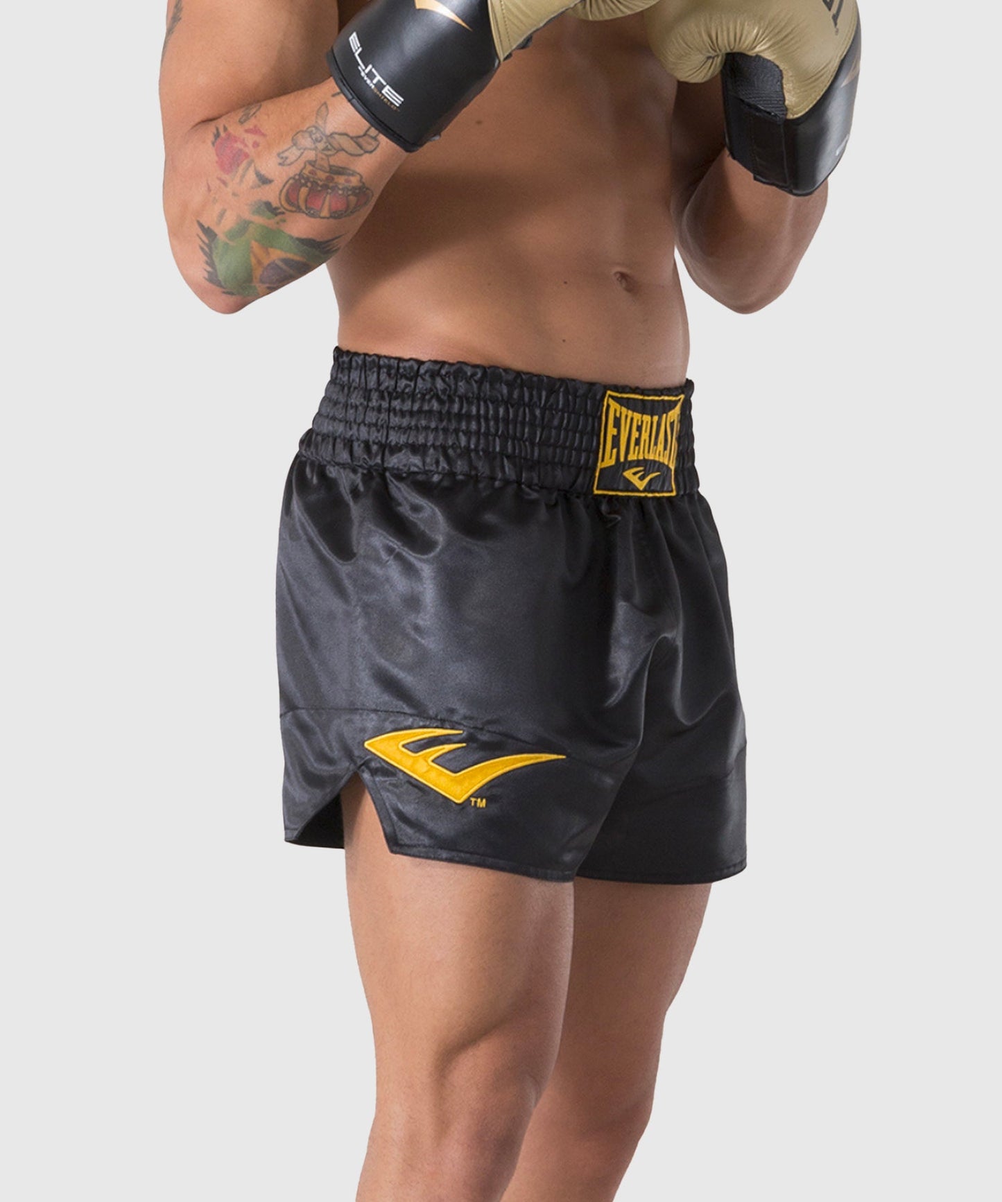 Short Muay Thaï Everlast - Noir/Or