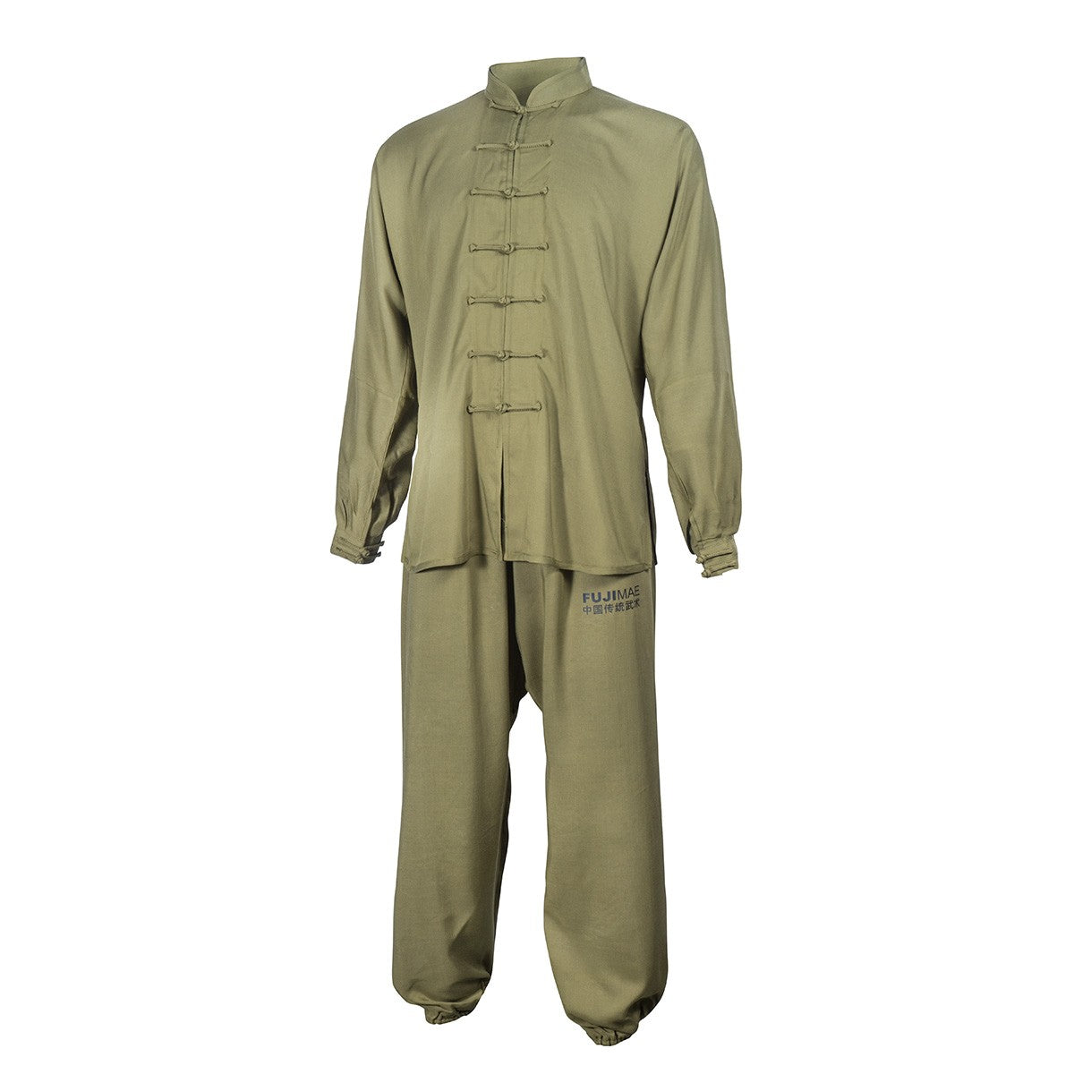 Tenue de Tai-Chi Qing Fujimae - Kaki
