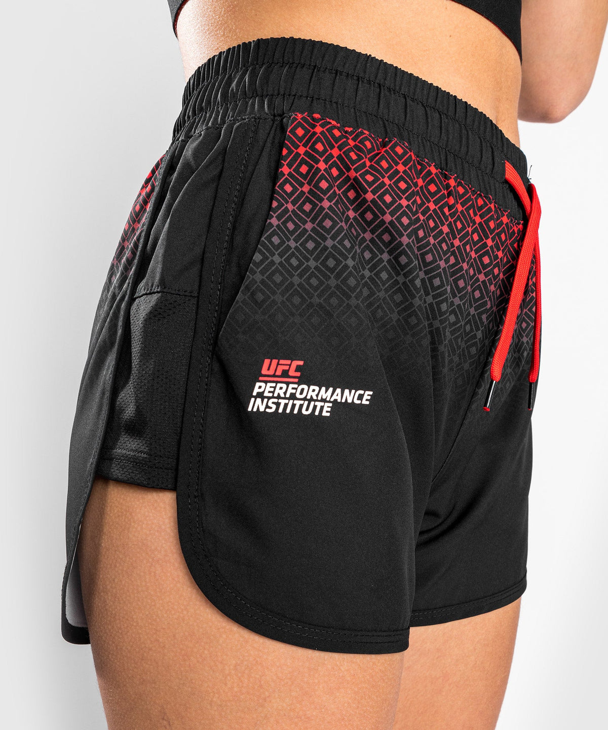 Short d'Entraînement UFC Venum Performance Institute - Pour Femmes - Noir/Rouge