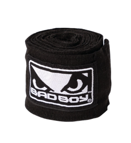 Bad Boy Boxbandagen – 4,5 Meter – Schwarz/Weiß