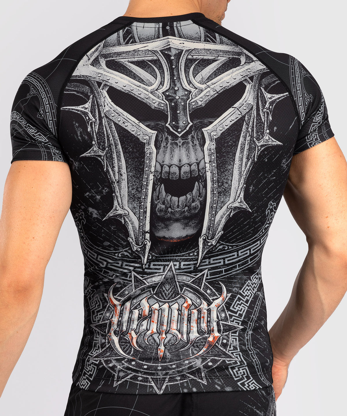 Venum Gladiator 5.0 Camiseta De Manga Corta Para Hombre - Negro/Plata