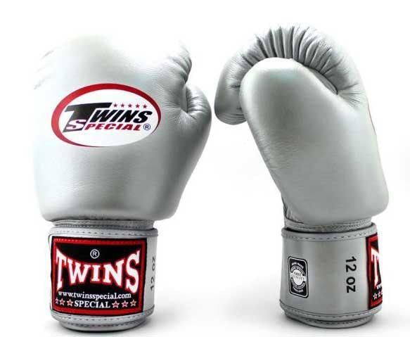 Twins BGVL3 Guantes de Boxeo - Plata