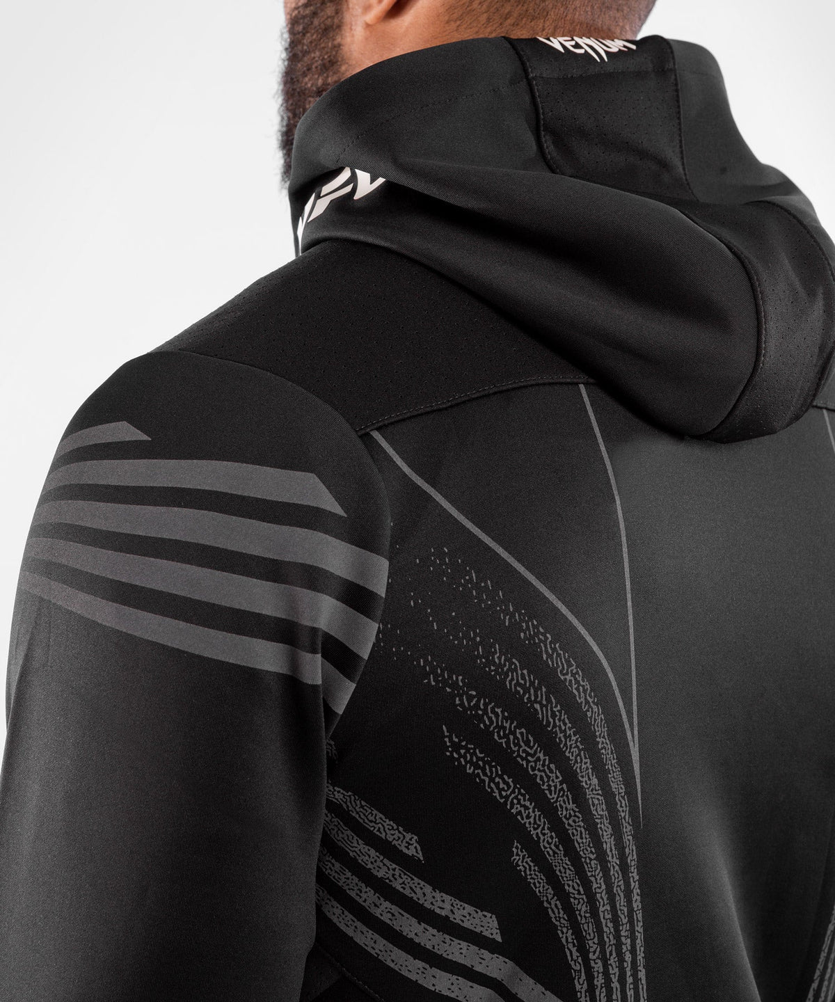 Men's UFC Hooded Sweatshirt Venum Authentic Fight Night - Black