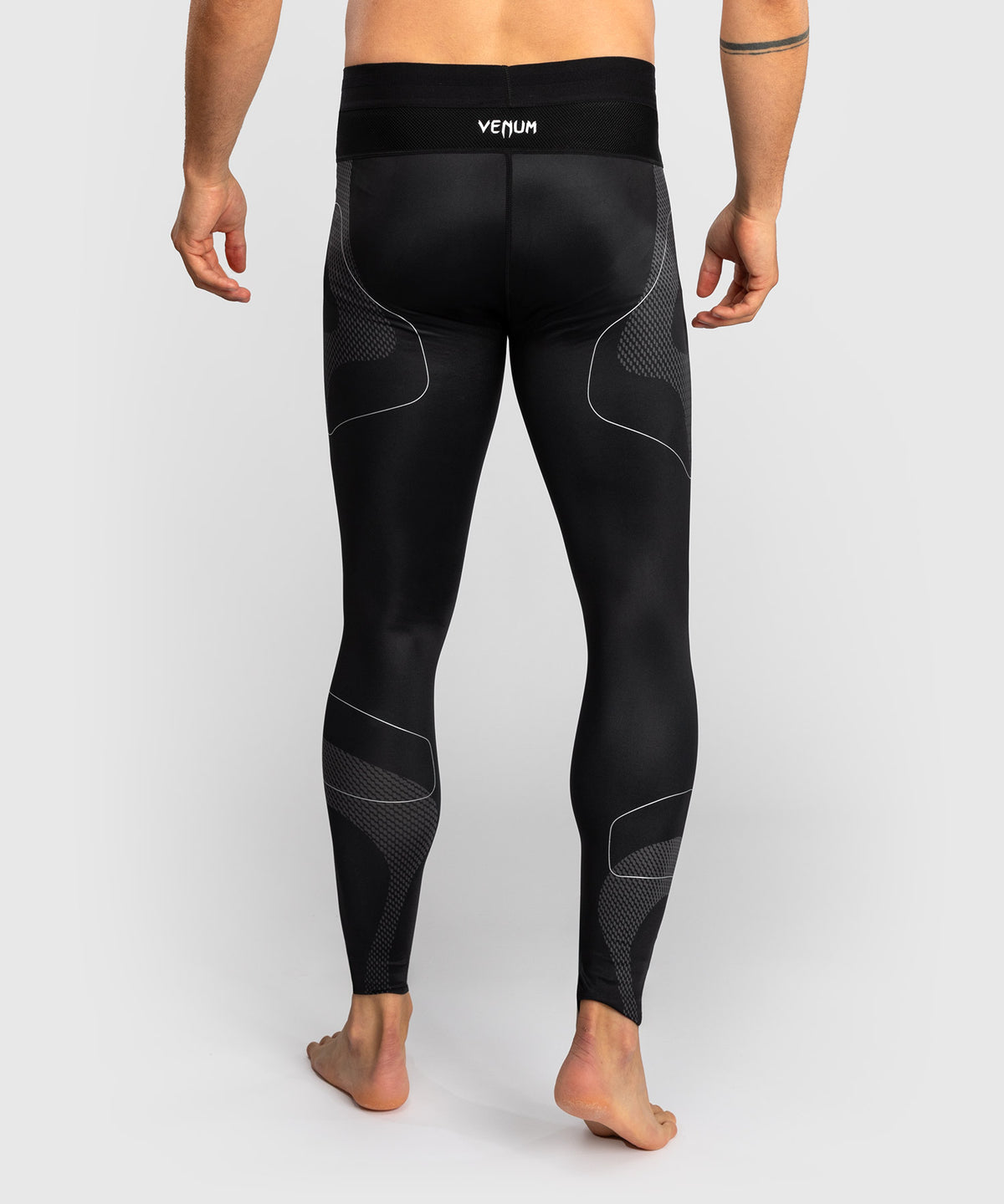 Venum Nexus Pantalones Ajustados – Negro/Plata