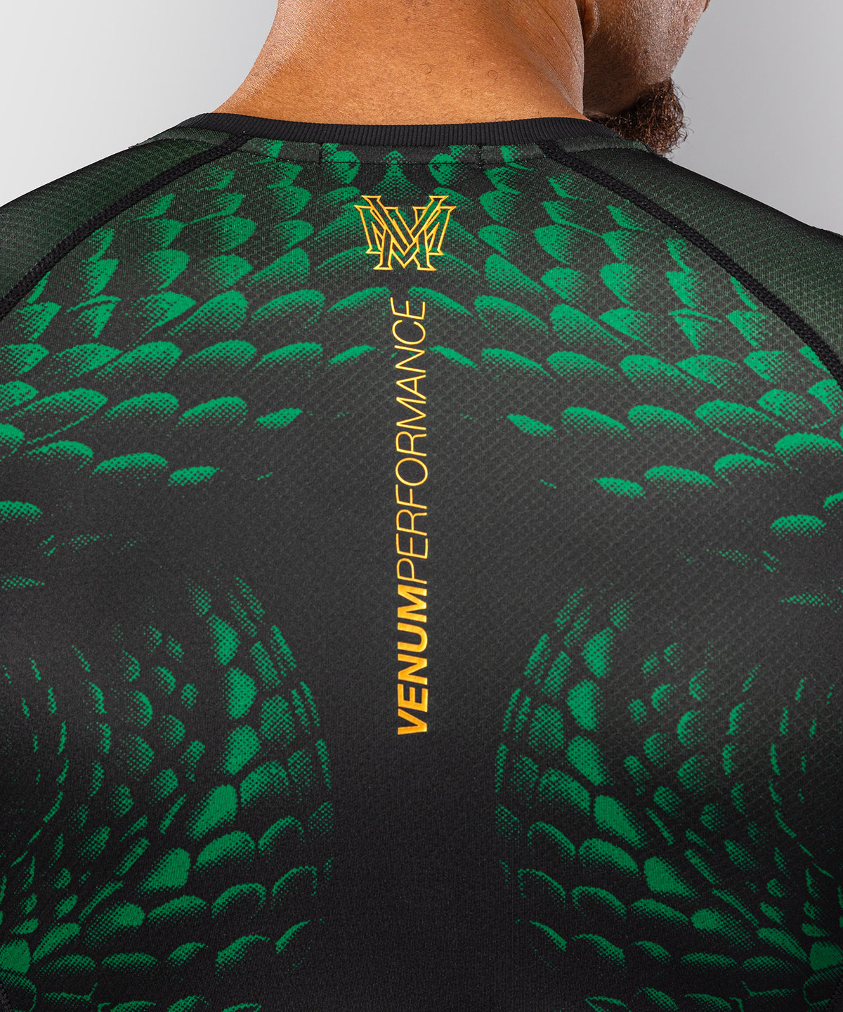 Venum Matupa Rashguard a Maniche Lunghe - Nero/Verde/Oro