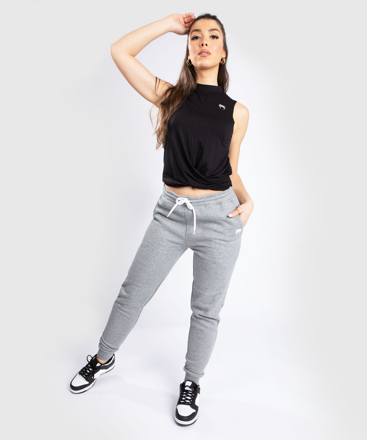 Pantaloni da jogging Venum Classic - Per donna - Grigio Mélange Chiaro