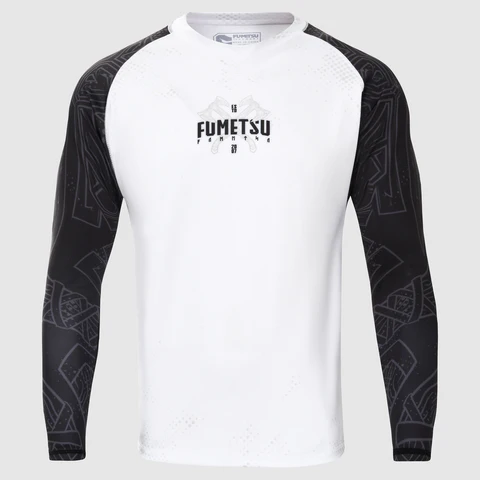 Rashguard Fumetsu Berserker - Manches Longues - Blanc/Noir