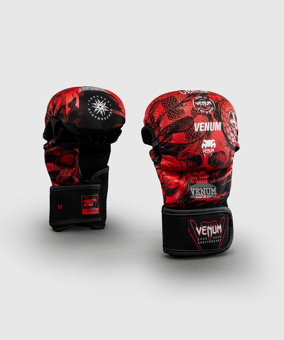 Venum 20th Anniversary Sparring Gloves - Black/Red