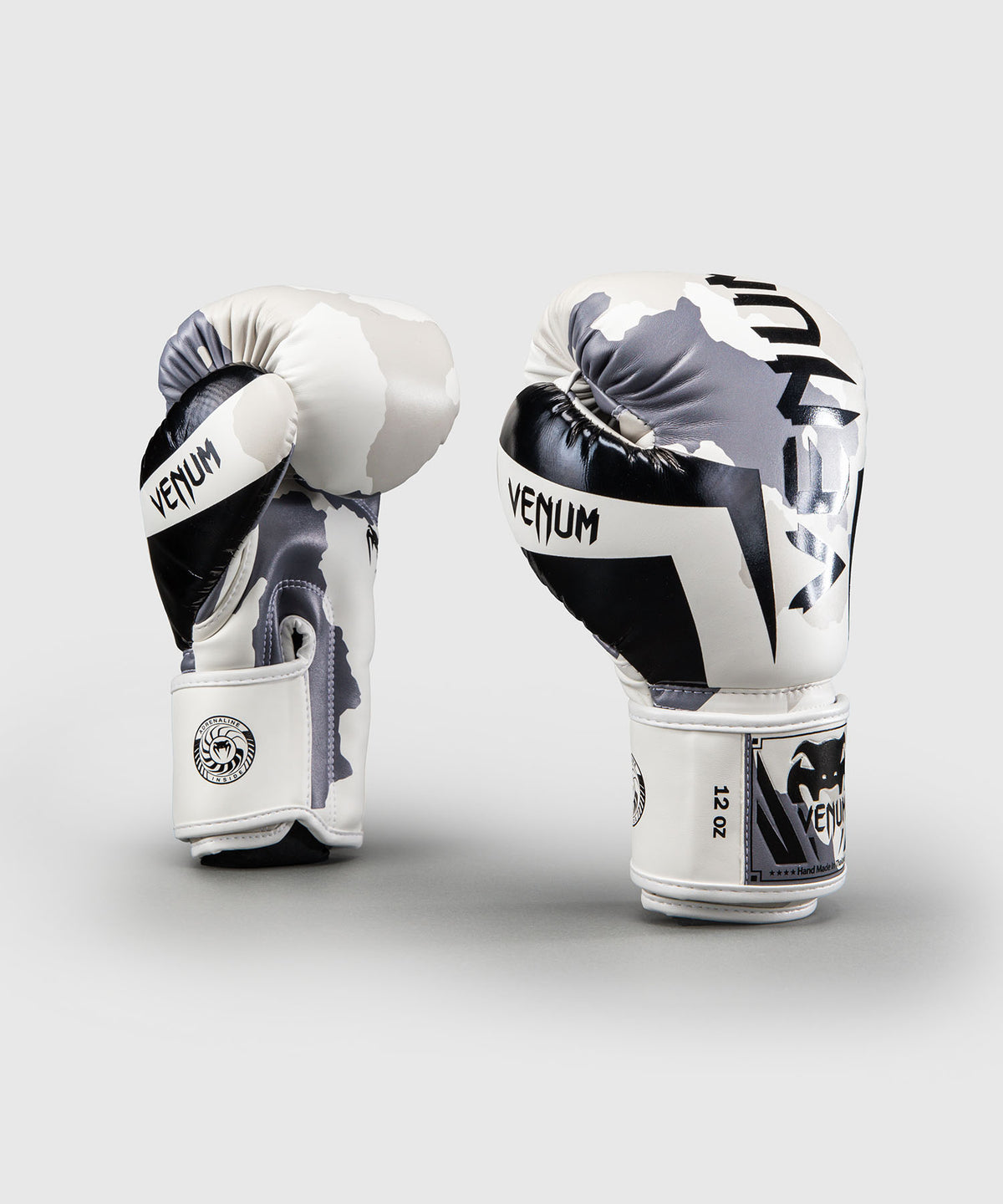Gants de boxe Venum Elite Camo - Blanc/Gris Clair