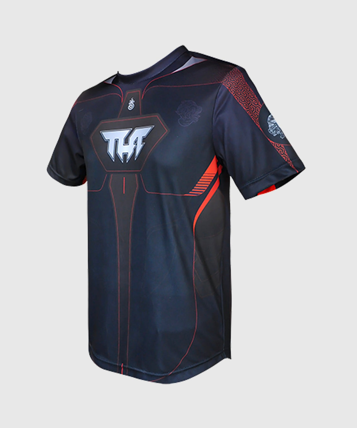 Tuff Dry Fit Twin Hanuman Heads Maglietta - Blu Notte