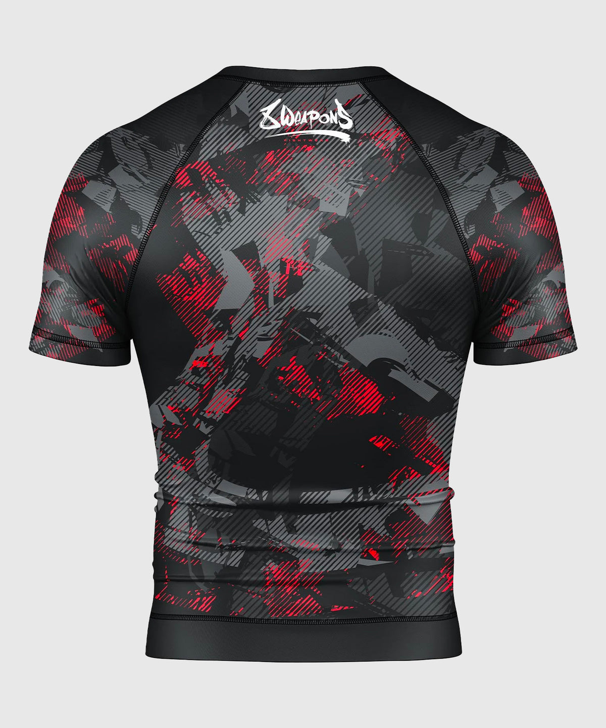 8 Weapons Hit 2.0 Rashguard de Manga Corta - Negro