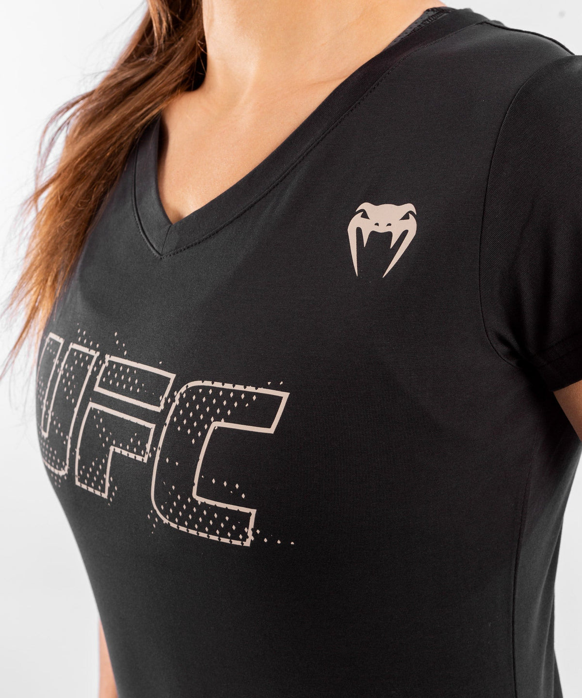 Women's UFC Venum Authentic Fight Week Short Sleeve T-Shirt - Black