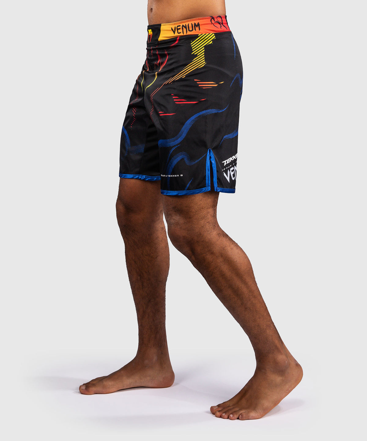 Short de Combat Yoshimitsu Venum x TEKKEN 8 - Noir/Orange