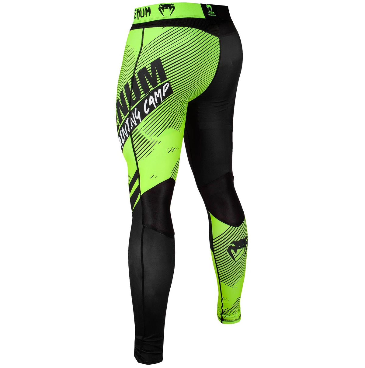 Pantalon de Compression Venum Training Camp 2.0 - Noir/Jaune Fluo