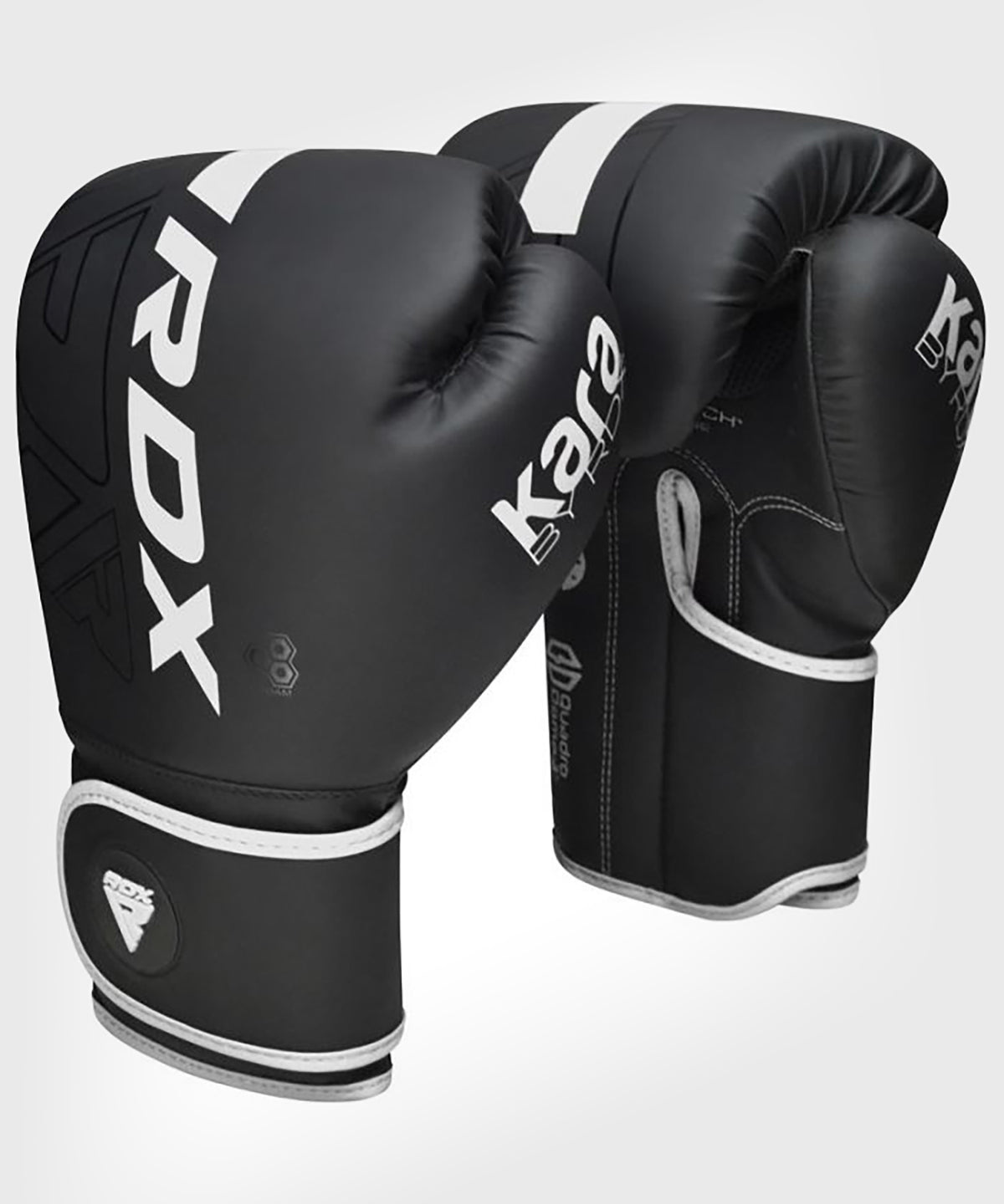 RDX F6 Kara Boxing Gloves - Black/White