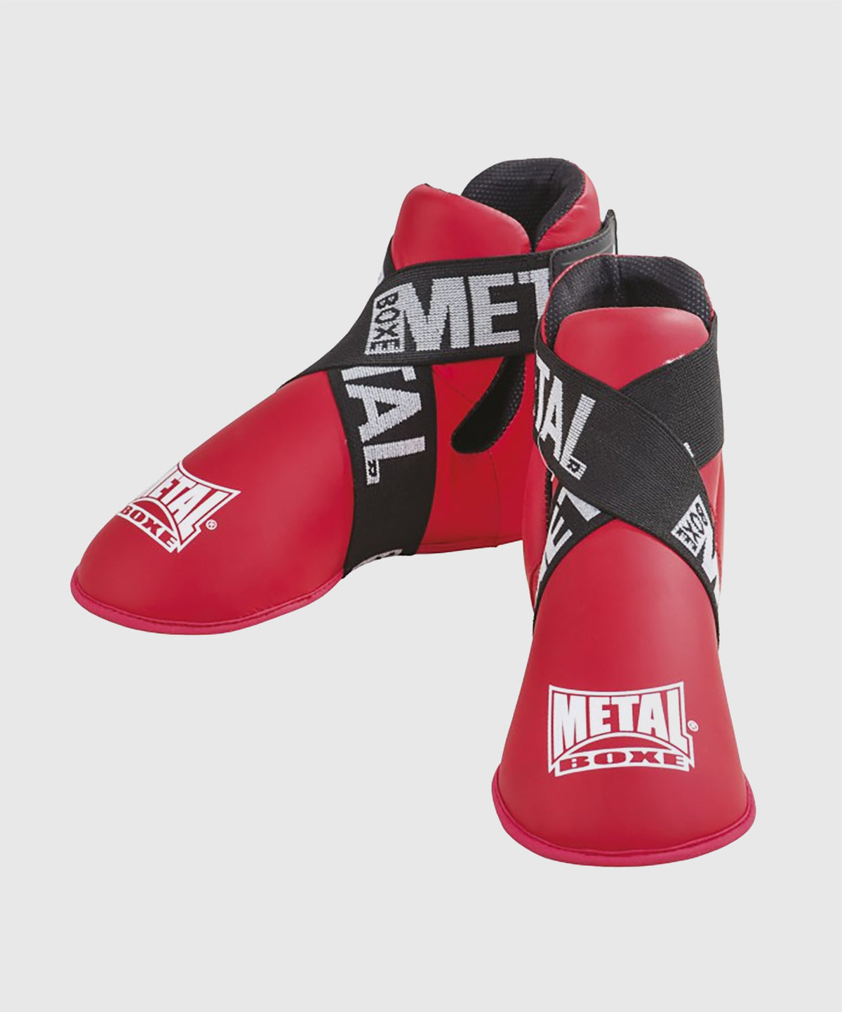 Metal Boxe Full Contact Schienbeinschoner - Rot