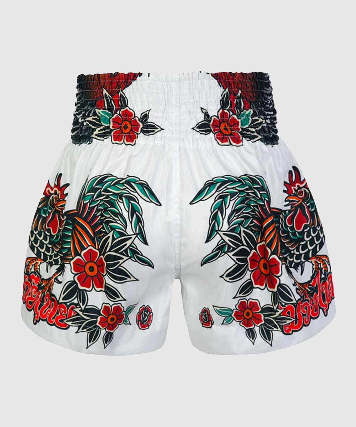 Short de Muay Thai Tuff Origin Of Thai Rooster - Blanc