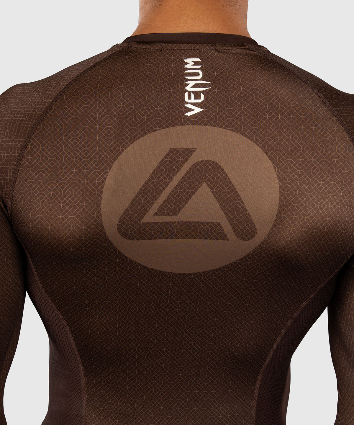 Venum x Roger Gracie Academy Langarm Rashguard - Dunkelbraun