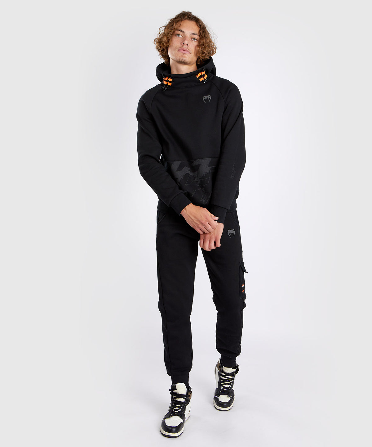 Sweatshirt à capuche Venum S47 - Noir/Orange