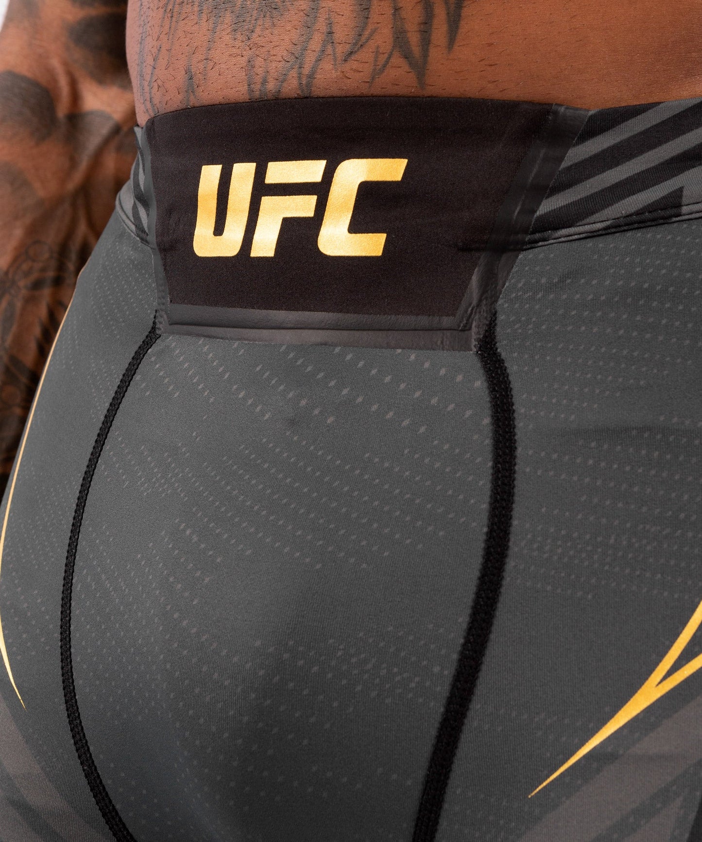 Men's UFC Venum Authentic Fight Night Compression Short - Long Cut - Champion