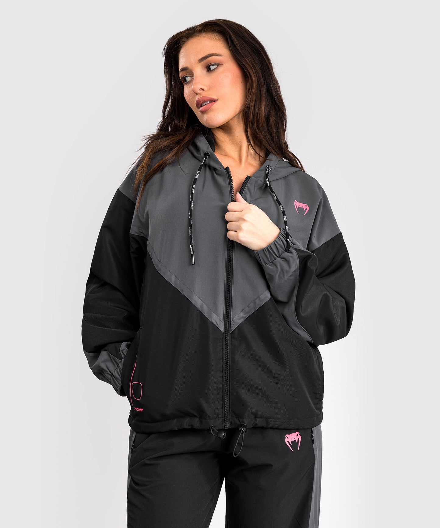 Venum Tactical XT Damen-Trainingsjacke - Schwarz/Sturmgrau