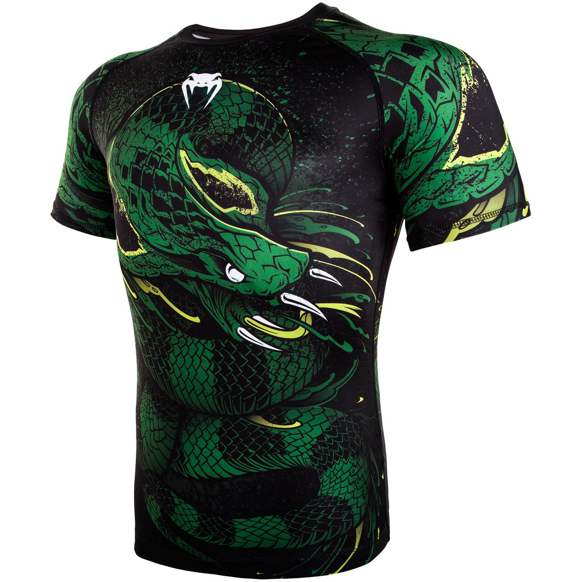 Rashguard Venum Green Viper - Manches courtes - Noir/Vert