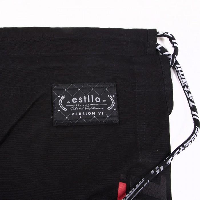 Tatami Fightwear Estilo 6.0 Kimono JJB - Negro/Negro
