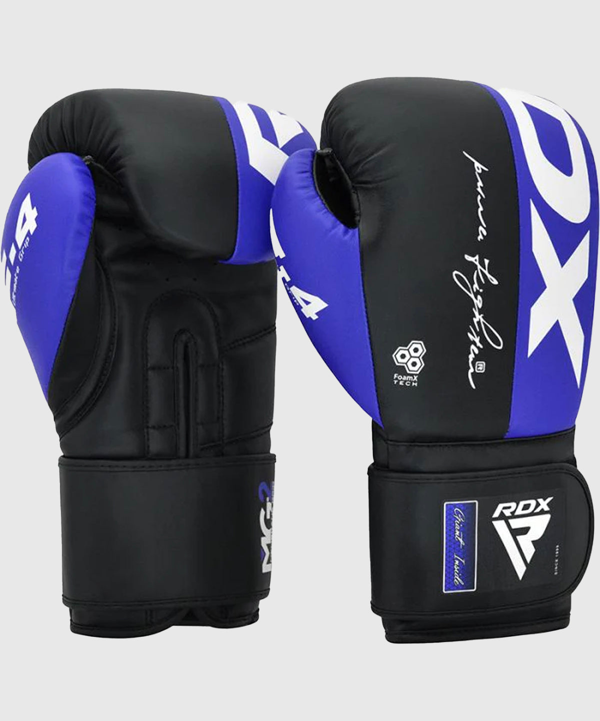 Gants de Boxe F4 Rdx - Bleu/Noir