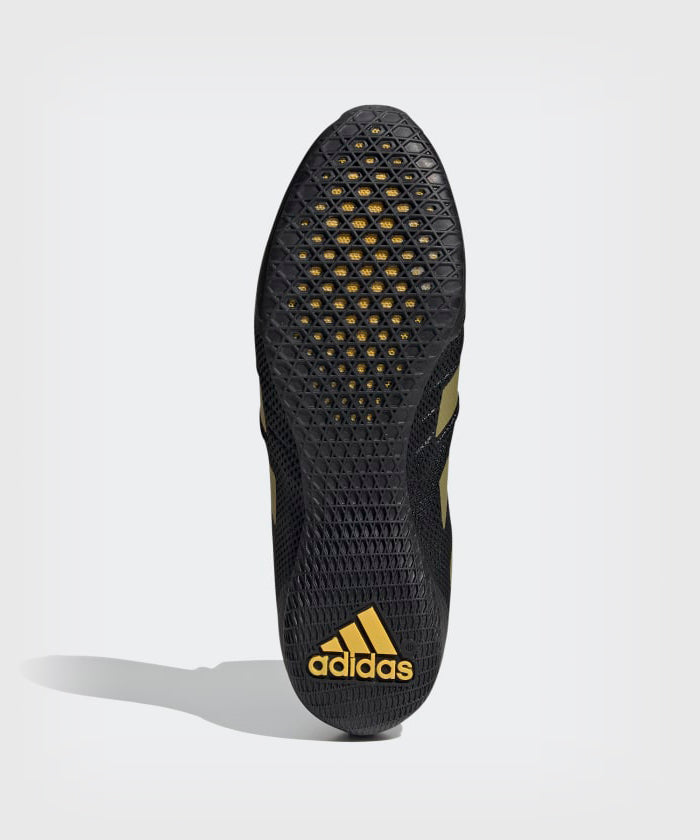 Adidas Speedex 18 Scarpe da Boxe - Nero/Oro Opaco