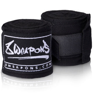8 Weapons Bende da Boxe Semi-elastiche – Nero