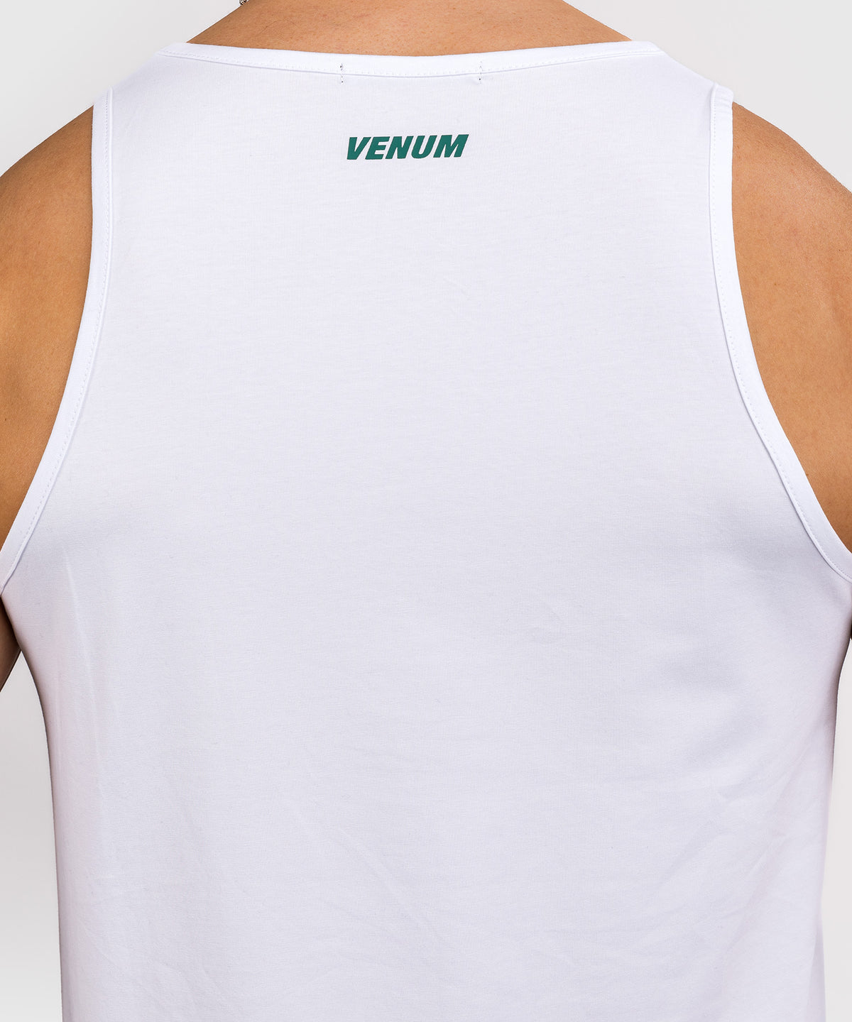 Venum Echo Camiseta sin Mangas - Blanco/Verde Esmeralda