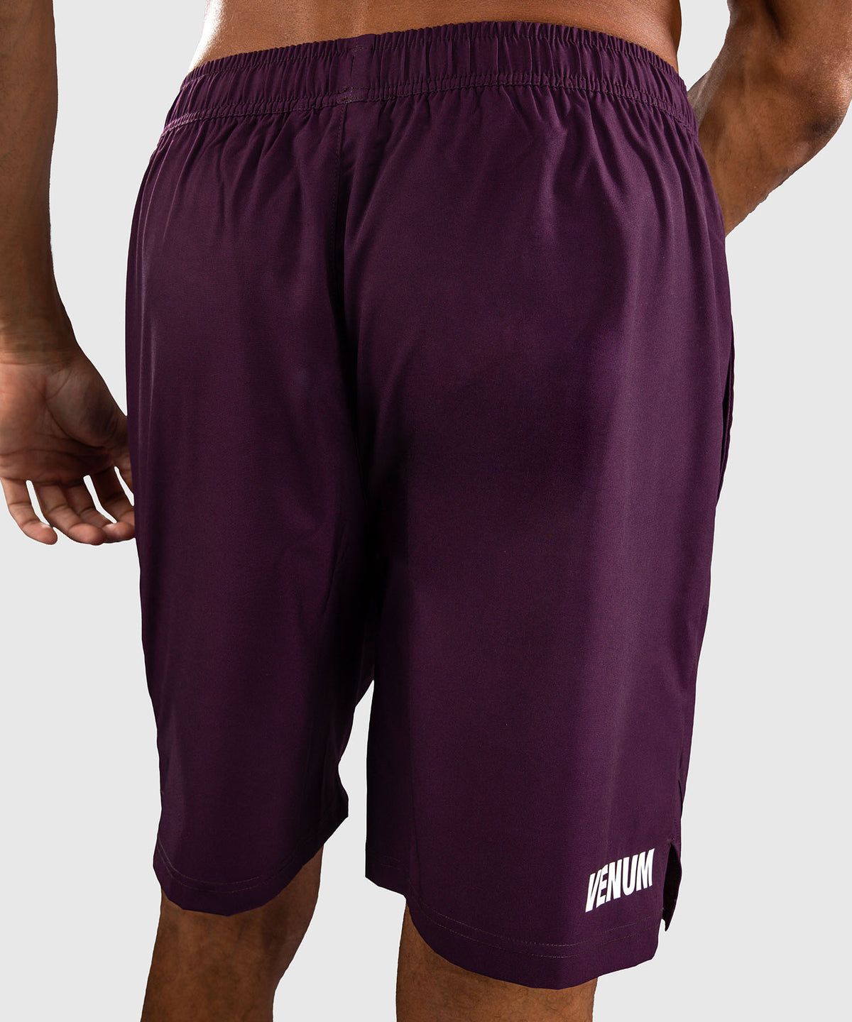 Venum Contender Training Shorts - Dark Purple/ White