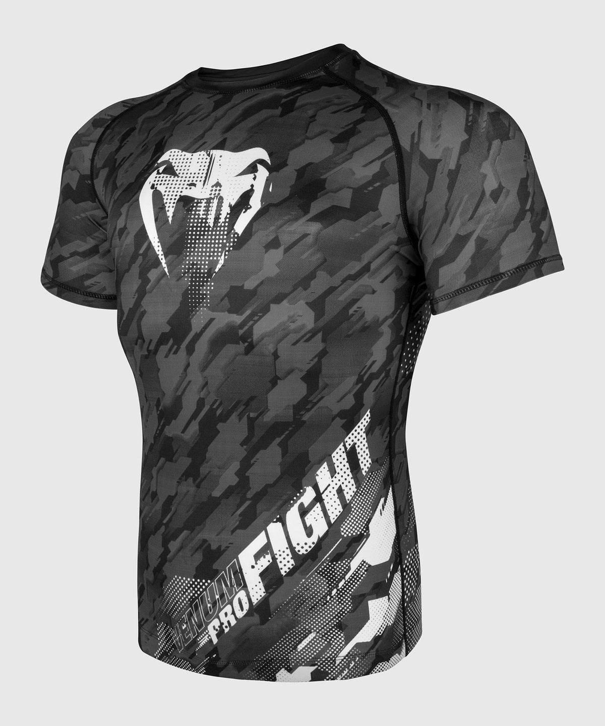 Venum Tecmo Rashguard - Kurzarm - Grau