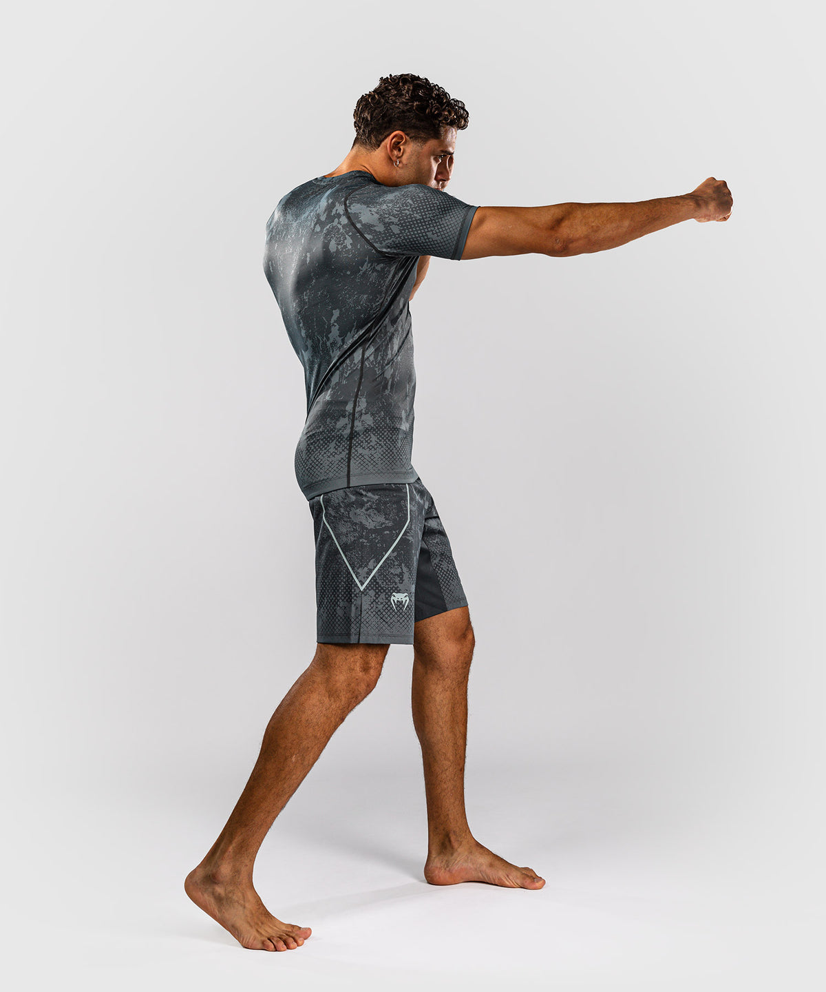 Venum x Batman Kurzarm-Rashguard - Grau
