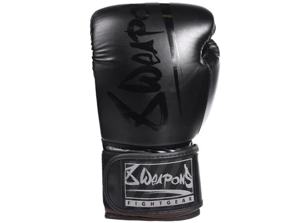 8 Weapons Unlimited Guantoni da Boxe - Nero/Nero