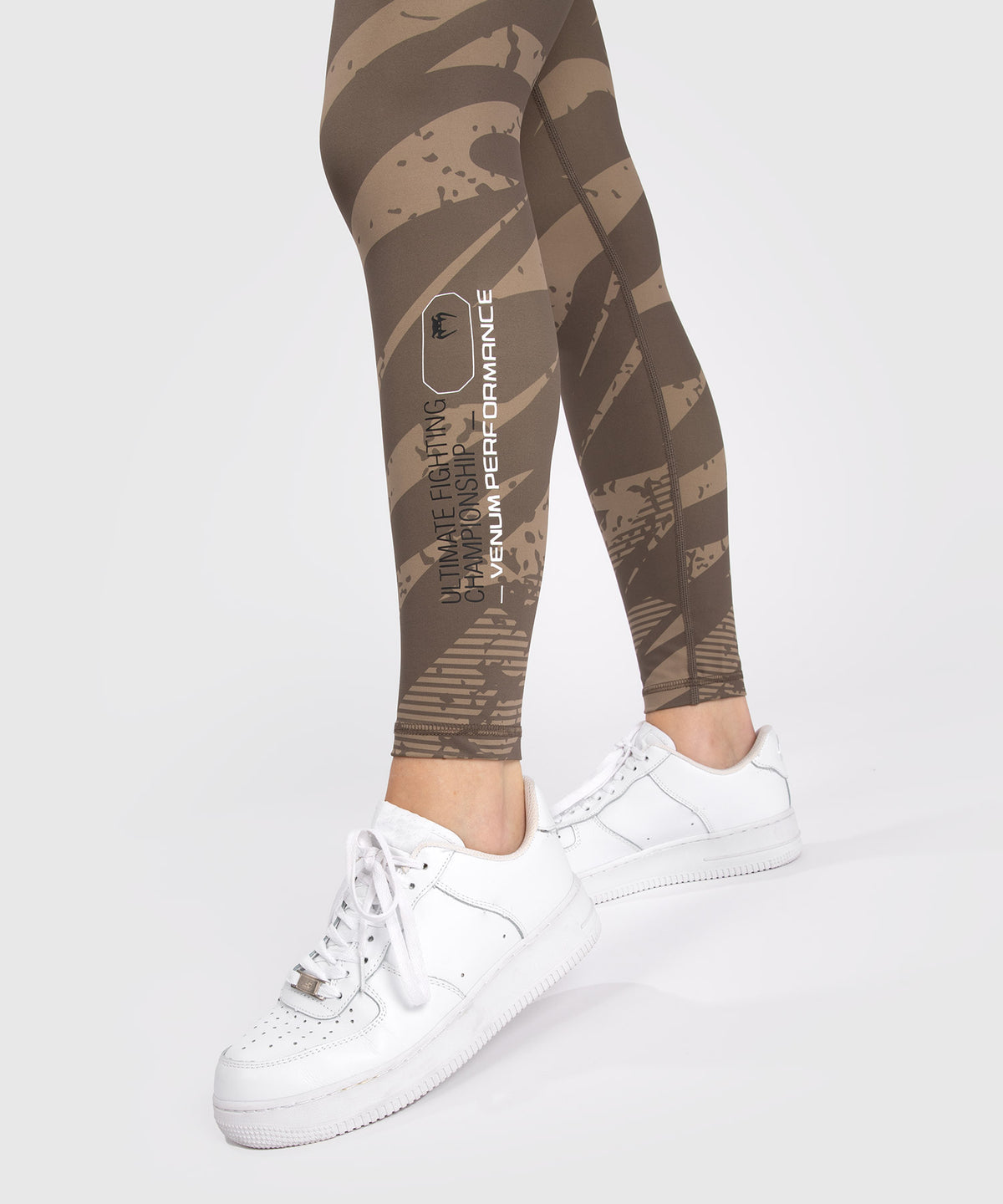 UFC Adrenaline by Venum Fight Week performance Leggings  - Desert Camo