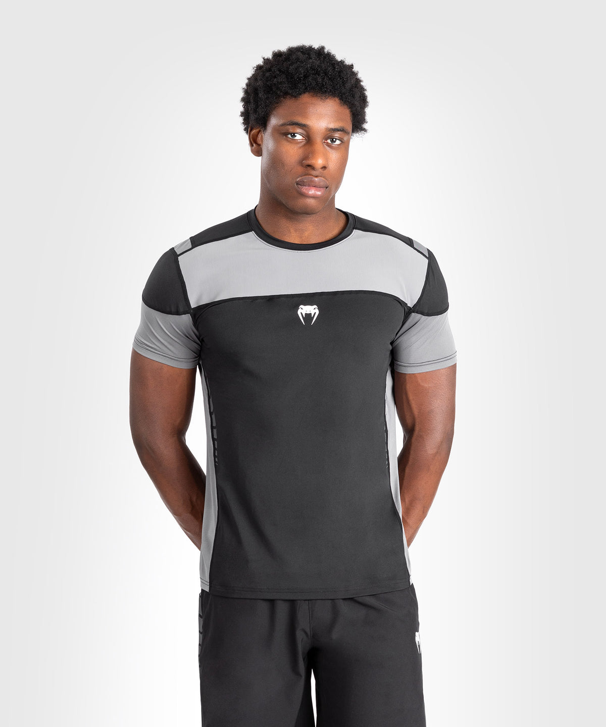 T-shirt Dry-Tech pour Hommes Venum Tempest - Noir/Gris