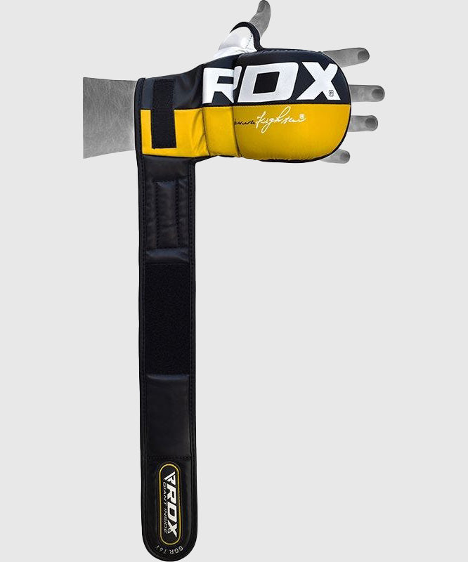 RDX Sports T6 MMA Sparring Gloves - Yellow