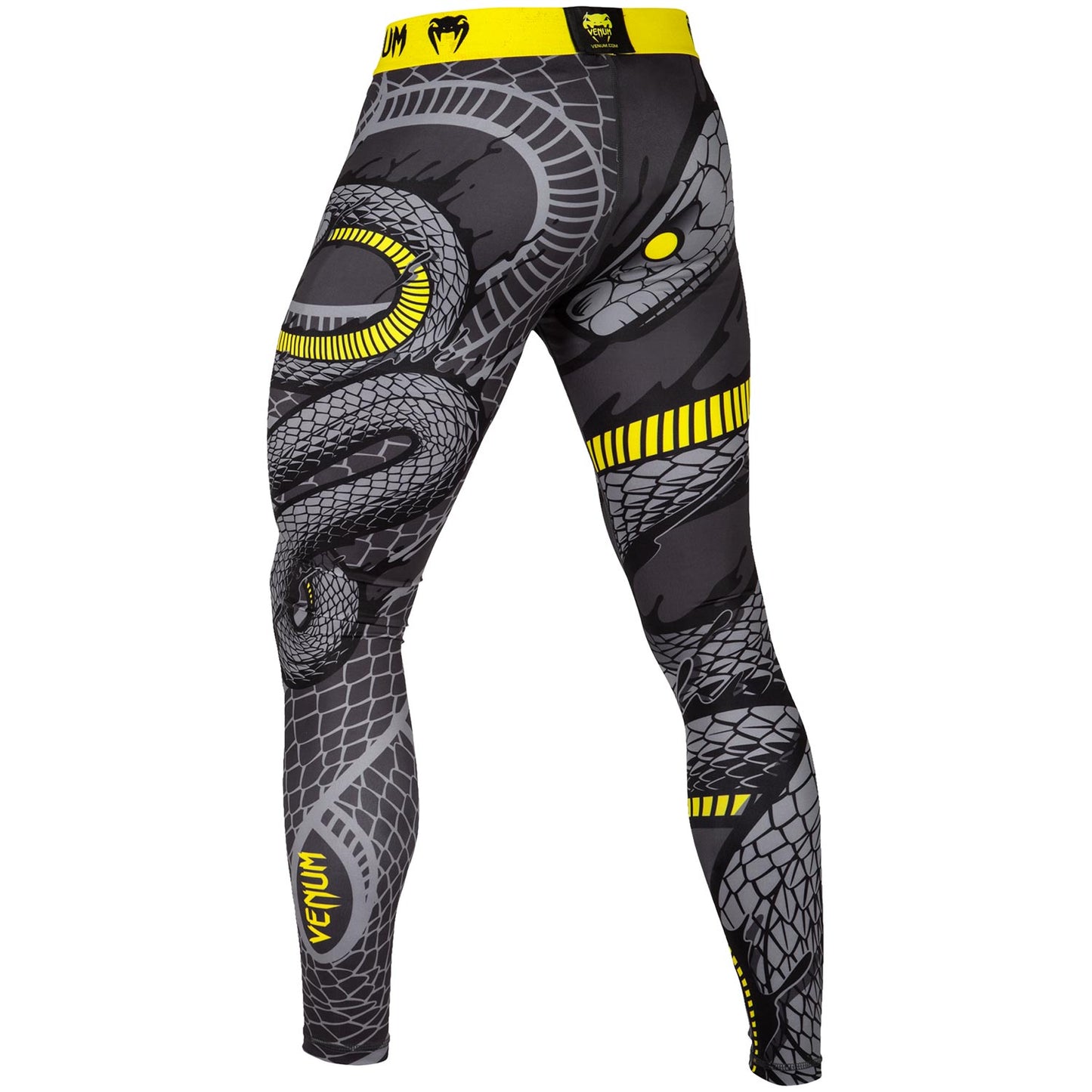 Venum Snaker Compression Tights - Black/Yellow