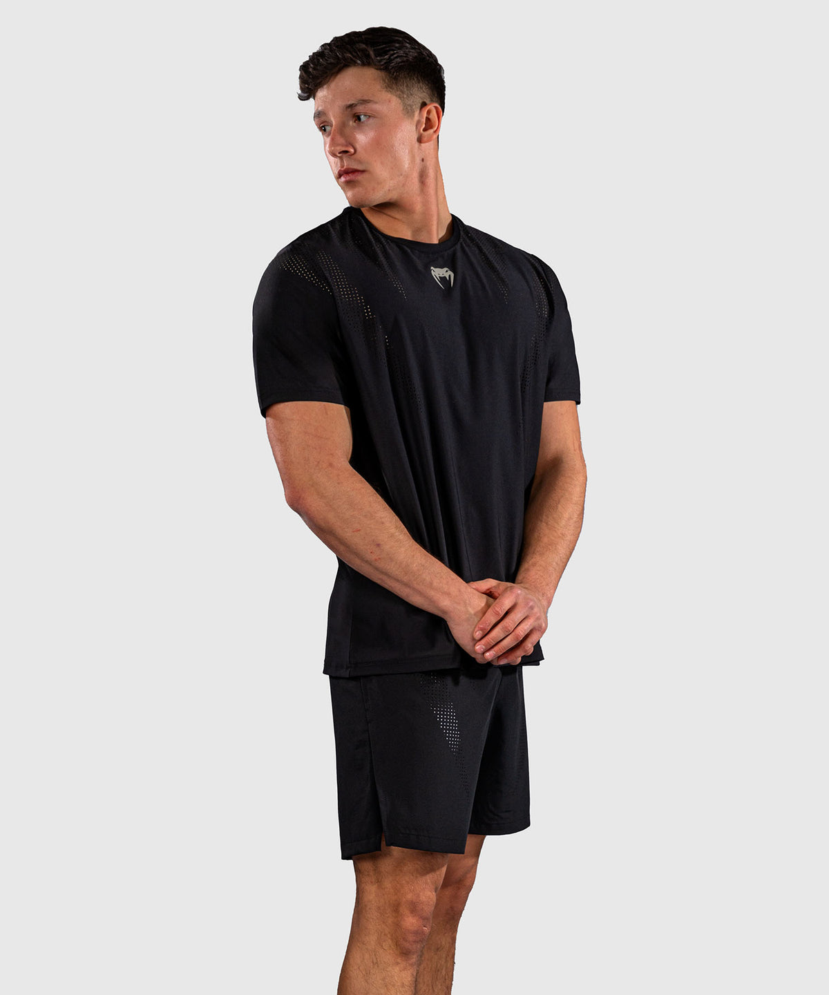 Venum Lazer Dry-Tech-T-Shirt - Schwarz/Grau