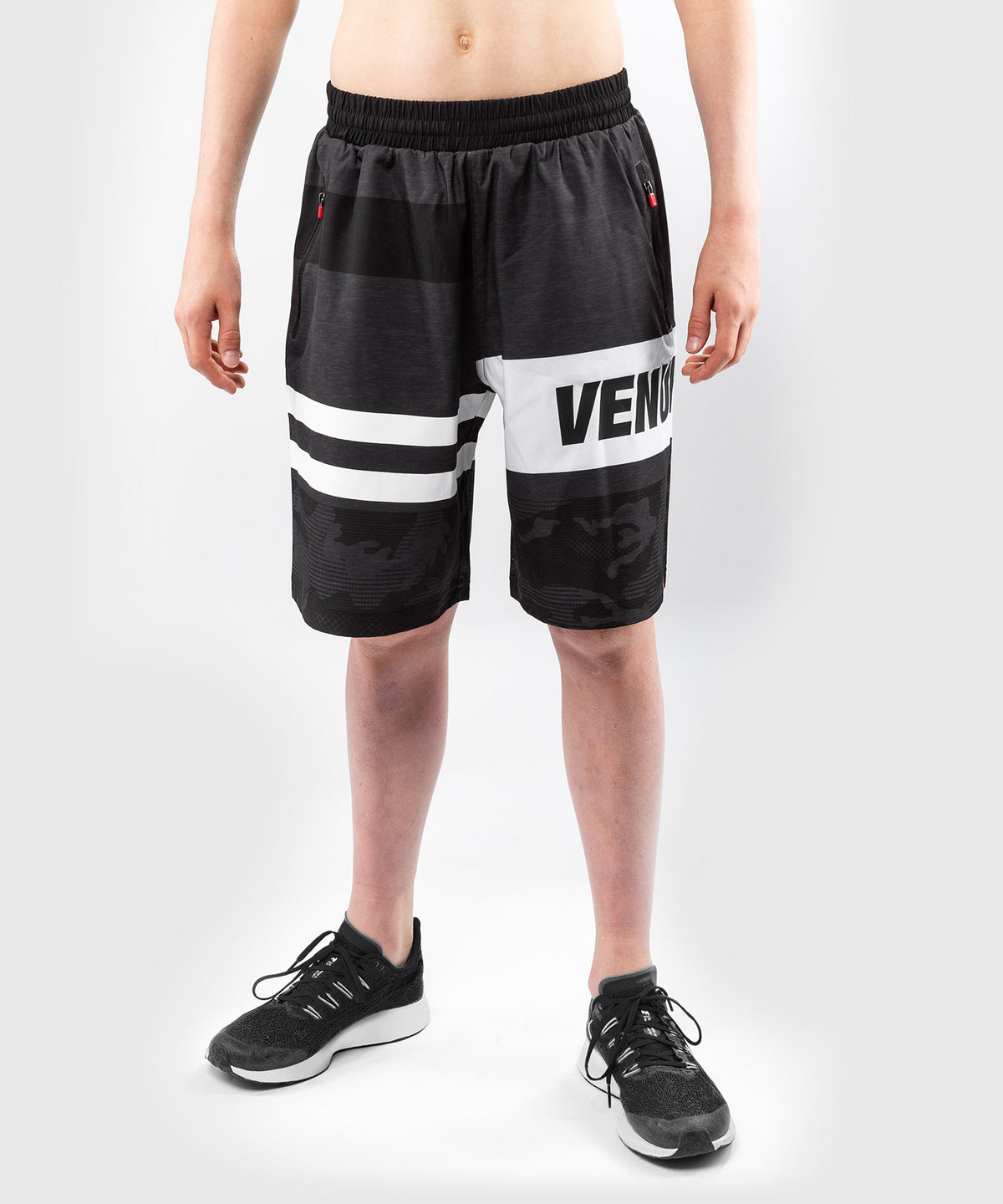 Venum Bandit Training Shorts - Kinder - Schwarz/Grau