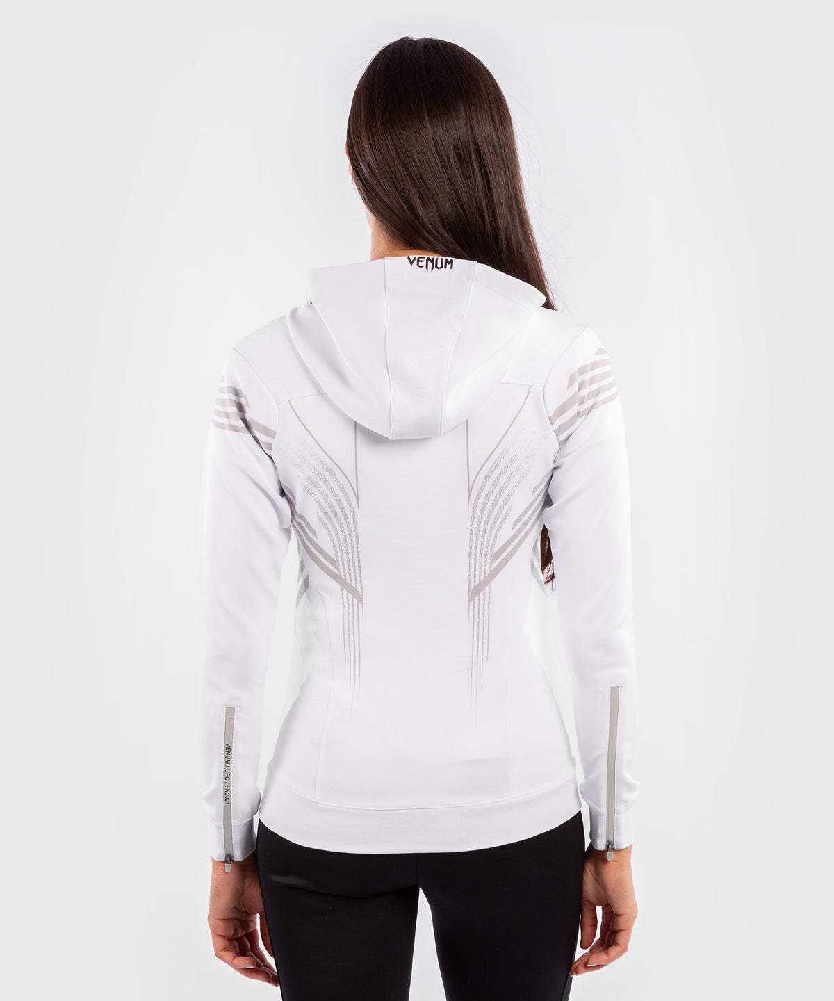 Sudadera Para Mujer UFC Venum Authentic Fight Night Walkout - Blanco